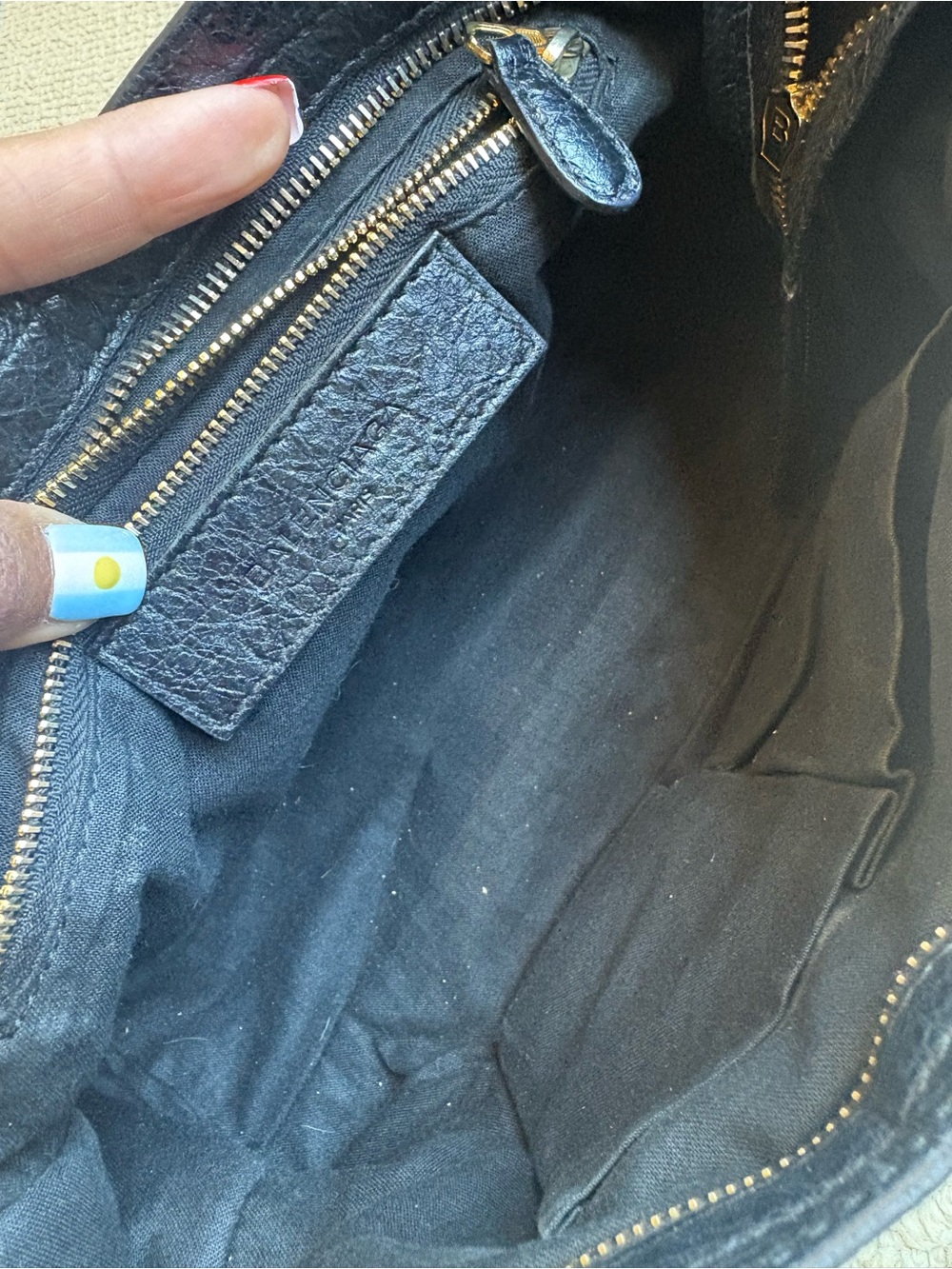 Balenciaga Le City bag with gold size medium - Picture 13 of 14